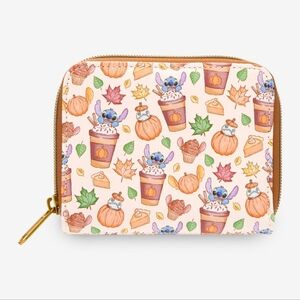 Loungefly Disney Stitch Fall-Themed Pumpkin Spice Latte Wallet  NWT